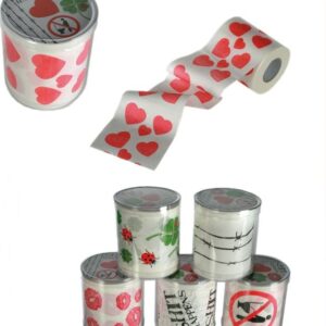 AMUSING TOILET PAPER WITH VARIOUS DESIGNS - LIMITED STOCK