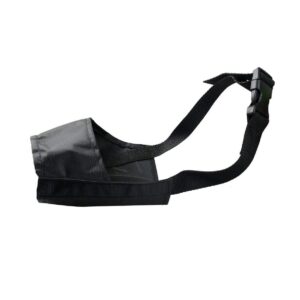 An adjustable dog safety muzzle is designed to prevent dogs from biting, chewing, or barking excessively while still allowing them to breathe and drink comfortably. Model 3182,...