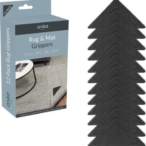 ANIKA ANTI-SLIP RUG AND MAT GRIPPERS PACK OF 12