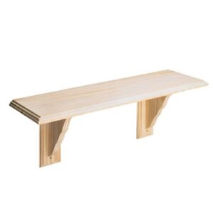 ANIKA Wooden Pine Shelf Kit 19 x 58 cm