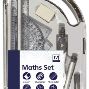 ANKER 9-Piece Math Set in Plastic Case