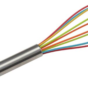 APOLLO 26CM RAINBOW SILICONE WHISK, 25 X 6 X 6