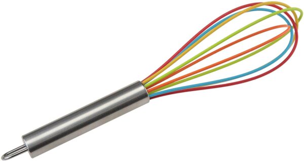 APOLLO 26CM RAINBOW SILICONE WHISK, 25 X 6 X 6