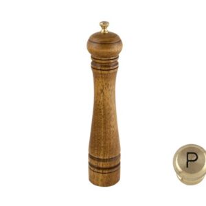 Apollo 27cm Wooden Pepper Grinder