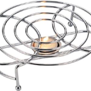 APOLLO Chrome Single Circular Food Warmer