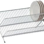 Apollo Large Chrome Folding Dish Rack for 28 Plates