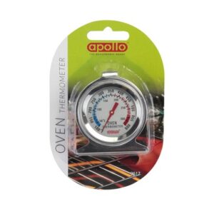 APOLLO OVEN THERMOMETER, STAINLESS STEEL