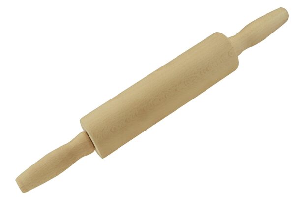 APOLLO REVOLVING WOODEN ROLLING PIN