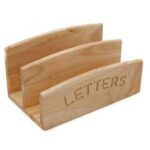 APOLLO Rubber Wood Mail Organizer