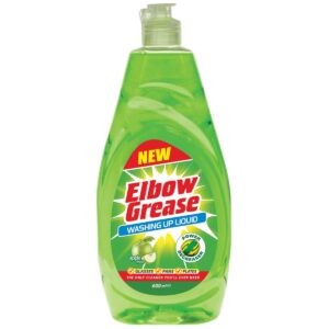 Apple Fresh Scent Elbow Grease Dishwashing Liquid, 600ml