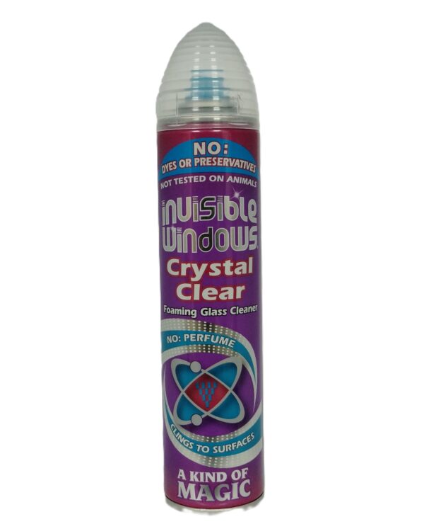 ARISTOWAX CRYSTAL CLEAR FOAMING INVISIBLE GLASS CLEANER 300ML