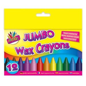 Artbox 12-Pack Jumbo Wax Crayons