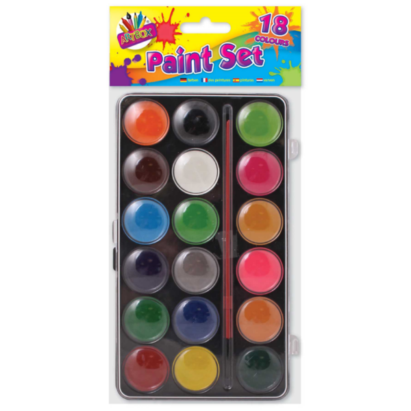 Artbox 18-Piece Paint and Brush Set