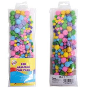 ARTBOX Mixed Pom Poms Pack of 200