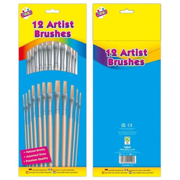 Artbox Natural Bristle Brushes Set