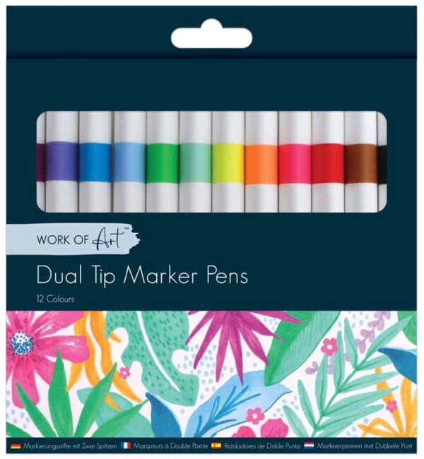 Artistic Dual-Tip Felt Pens