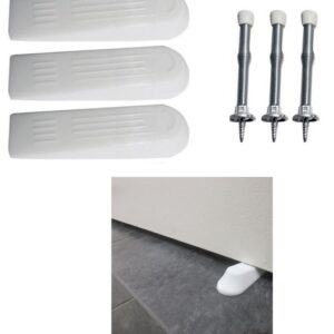 ASHLEY 6-Piece Door Stopper and Spring Set (Includes 3 Springs & 3 Stoppers)