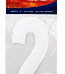 ASHLEY NO. 2 WHEELIE BIN NUMBERS (SET OF 2)