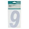 ASHLEY NO. 9 WHEELIE BIN NUMBER SET (PACK OF 2)