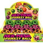 Assorted 8cm Squishy Hex Balls
