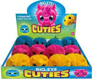 Assorted Big Eye Cuties Display Unit