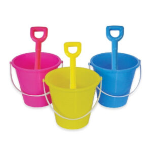 Assorted Color Bucket and Spade