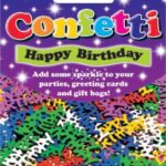 Assorted Color Happy Birthday Confetti