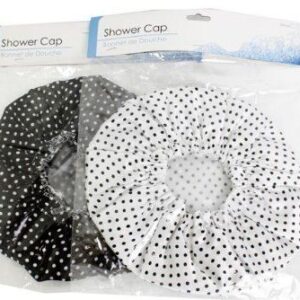 Assorted Color Polka Dot Shower Caps