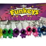 Assorted Color Spaceman Keyring Pack of 12 by Funkeys