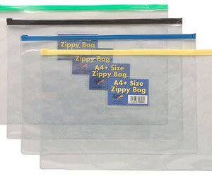 Assorted Colors A4+ Zippy Document Bag