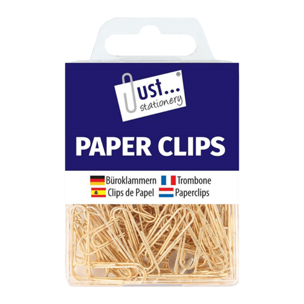 Assorted Paper Clips by Just Stationery - Approximately 120 Count