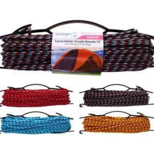 Assorted Poly Diamond Braid Rope 30m