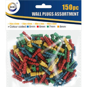 Assorted Set of 150 Wall Plugs