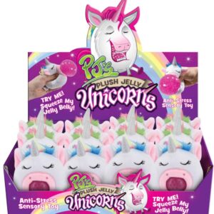 Assorted Unicorn Plush Jelly Squeezers CDU