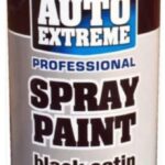 Auto Express Satin Black Spray Paint 400ml