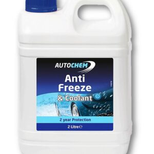 AUTOCHEM BLUE ANTIFREEZE & COOLANT CONCENTRATE, 2 LITER PROTECTION