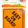 BABYPIPKIN Baby on Board Car Sign, Pack of 2