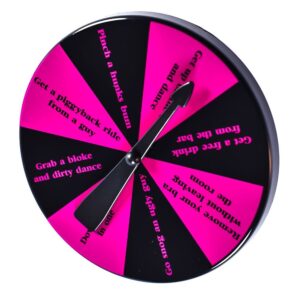 Bachelorette Party Dare Spinner Wheel