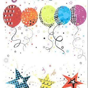 Balloons Good Luck Greeting Card