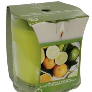 BALTUS PREMIUM CANDLE WITH LIME, BASIL & MANDARIN SCENT, 170GM