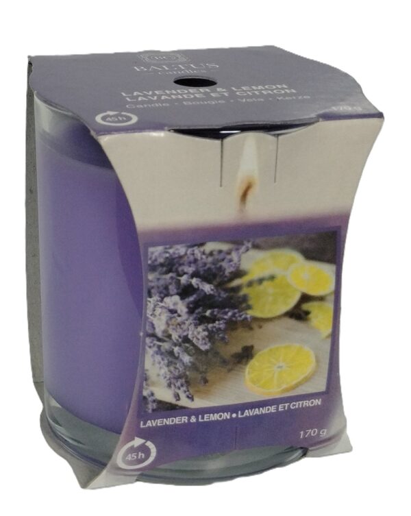 Baltus Premium Lavender & Lemon Scented Candle 170g