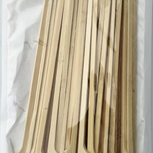 Bamboo Skewers for Satay/Paddle, 18cm, Pack of 40