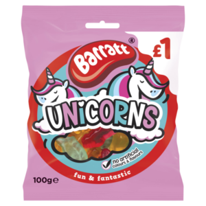 Barratt Unicorns 100g £1 Price Marked Pack