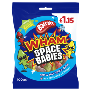 Barratt Wham Space Babies 100g Price Marked at £1.15