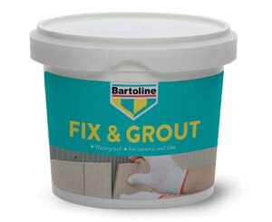 Bartoline Tile Adhesive and Grout Fix, 500g Tub