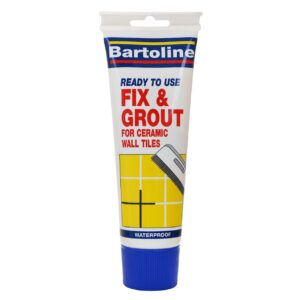 Bartoline Waterproof Fix and Grout, Ready to Use, 250g Tube