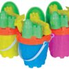 Beach Kit - 14cm Round Castle Pail with Shovel & Accessories