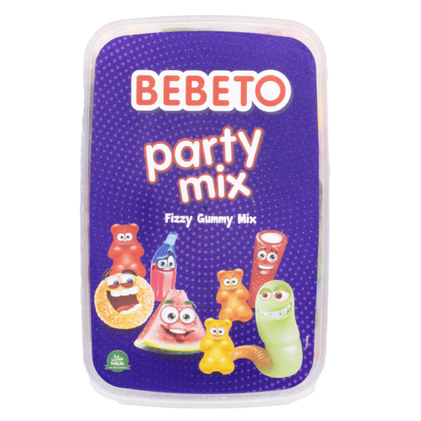 Bebeto Fizzy Party Mix 400g Container