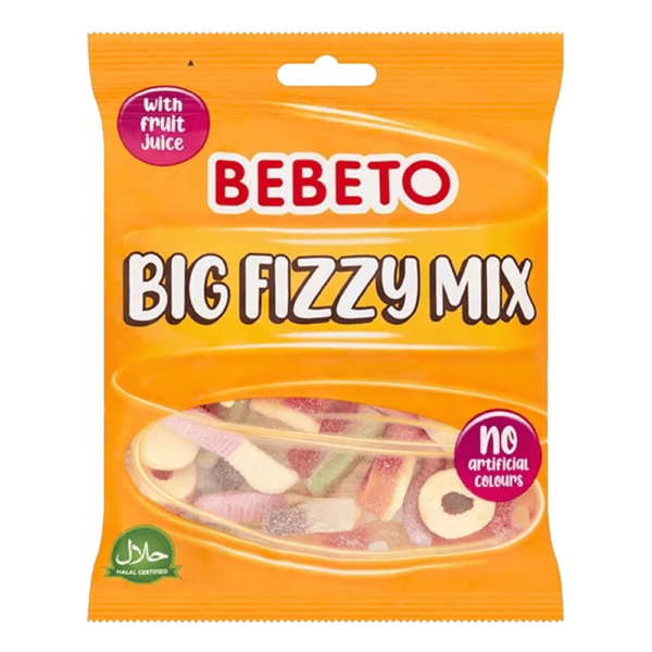 Bebeto Large Fizzy Assortment 150g