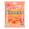 Bebeto Peach Hearts with Fizzy Coating 150g